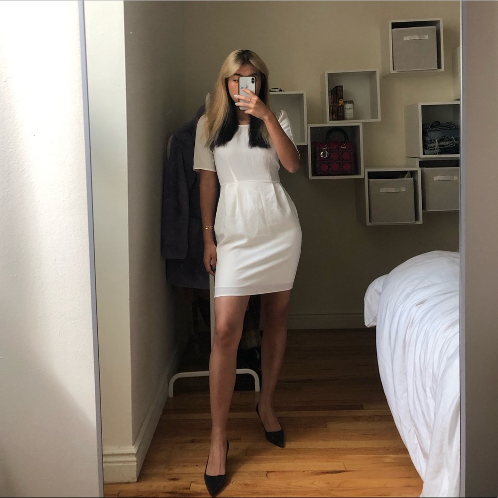 everly white dress